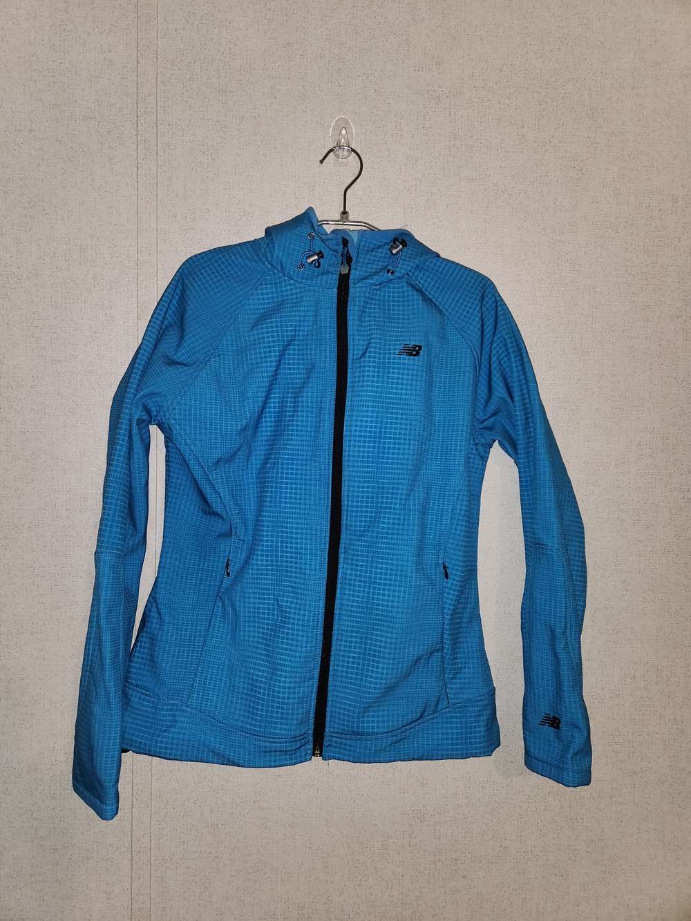 New Balance Women's Bright Blue Hooded Zip Utility Jacket